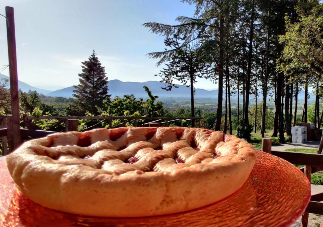 "Il Casaletto" Agriturismo Moderno, Vista Panoramica E Cibo Spettacolare- Scurcola Marsicana Exterior foto